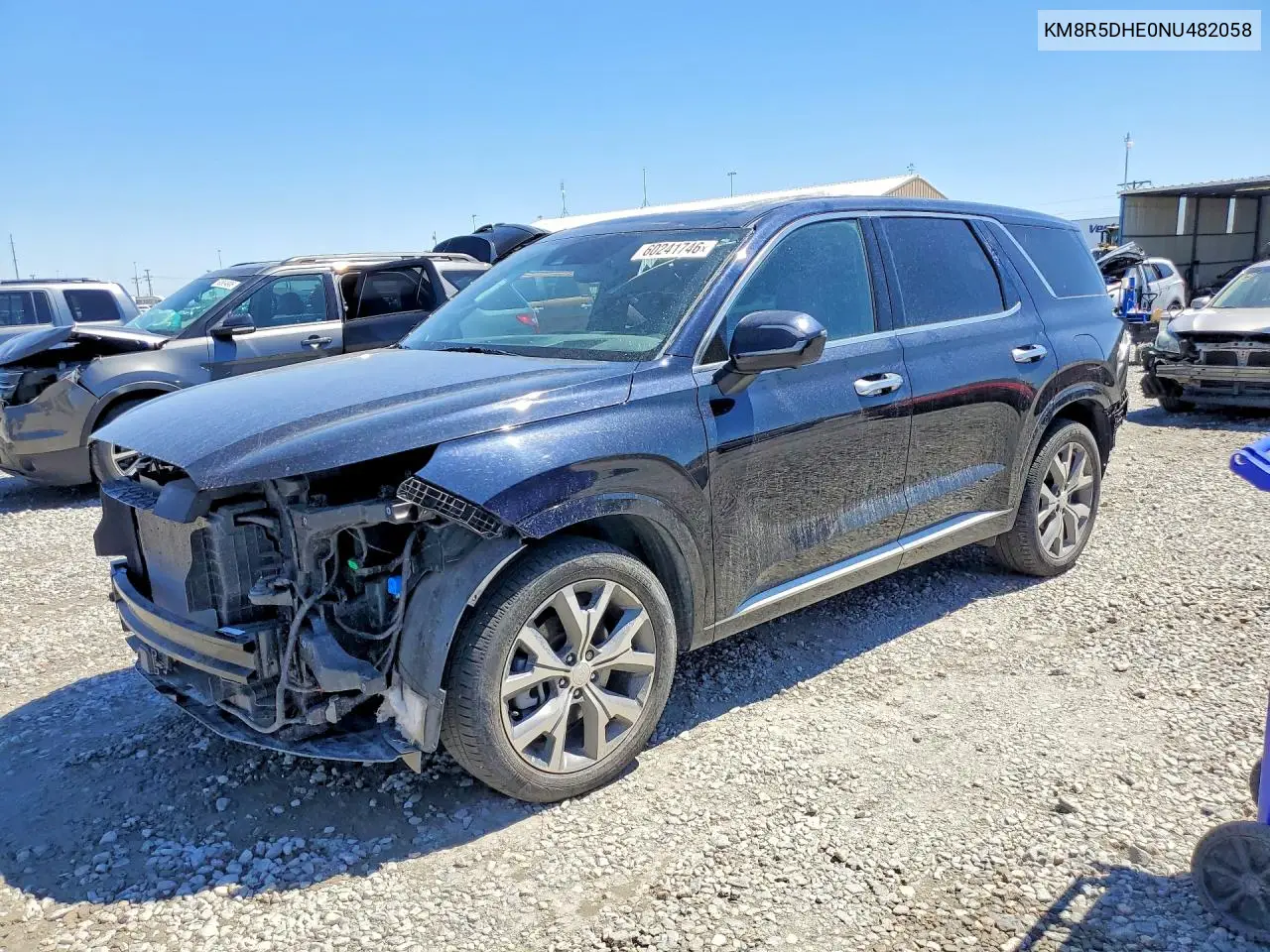 2022 Hyundai Palisade Limited VIN: KM8R5DHE0NU482058 Lot: 60241746