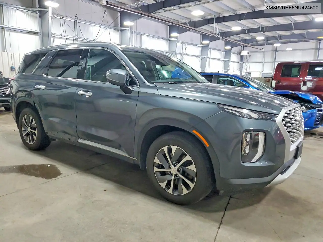 2022 Hyundai Palisade Sel VIN: KM8R2DHE6NU424500 Lot: 60316396