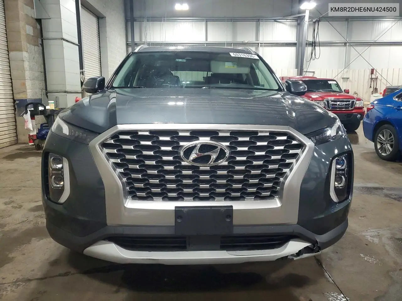 2022 Hyundai Palisade Sel VIN: KM8R2DHE6NU424500 Lot: 60316396
