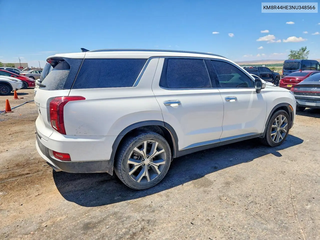 2022 Hyundai Palisade Sel VIN: KM8R44HE3NU348566 Lot: 60436216