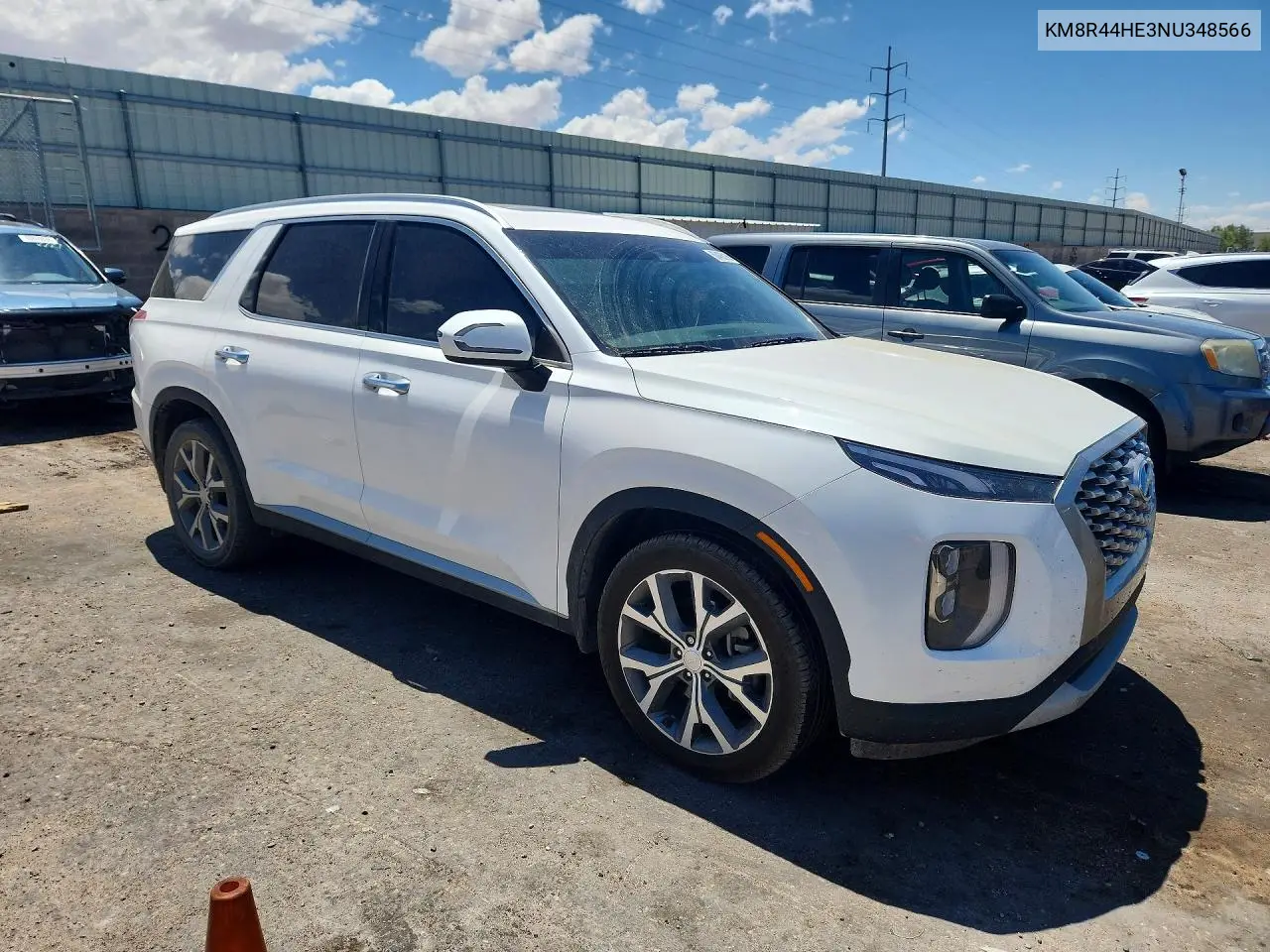 2022 Hyundai Palisade Sel VIN: KM8R44HE3NU348566 Lot: 60436216
