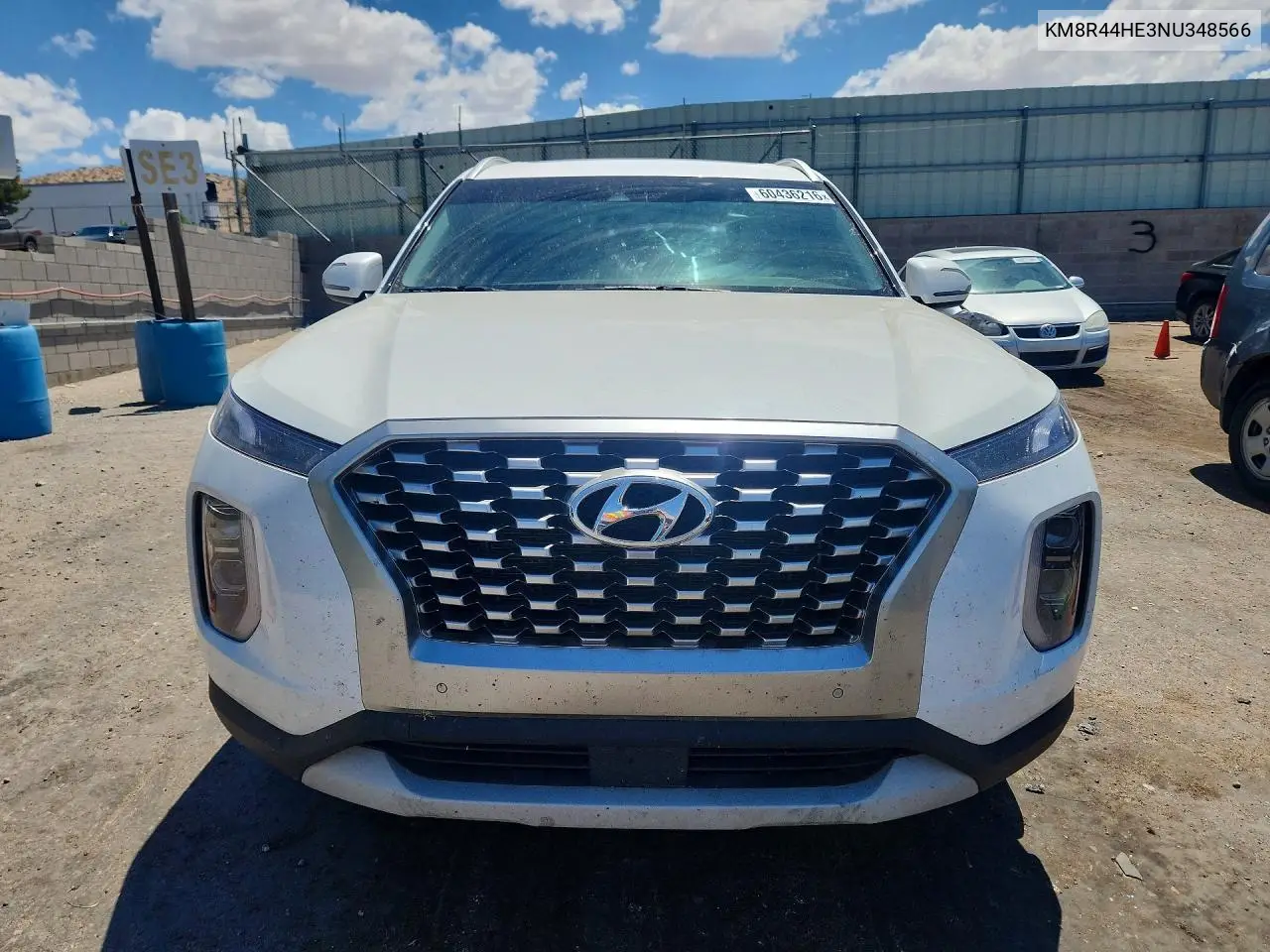 2022 Hyundai Palisade Sel VIN: KM8R44HE3NU348566 Lot: 60436216
