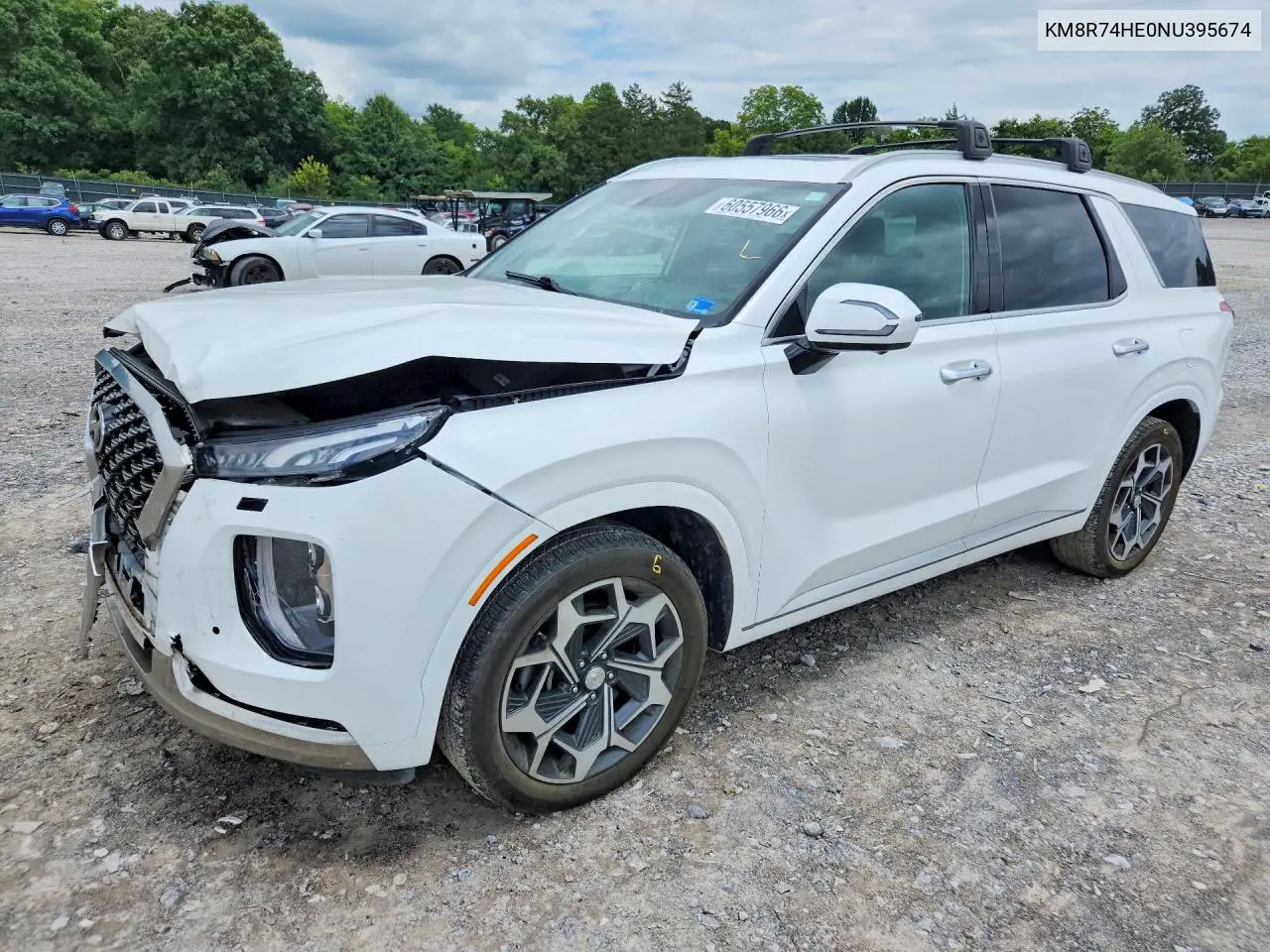 2022 Hyundai Palisade Calligraphy VIN: KM8R74HE0NU395674 Lot: 60557966