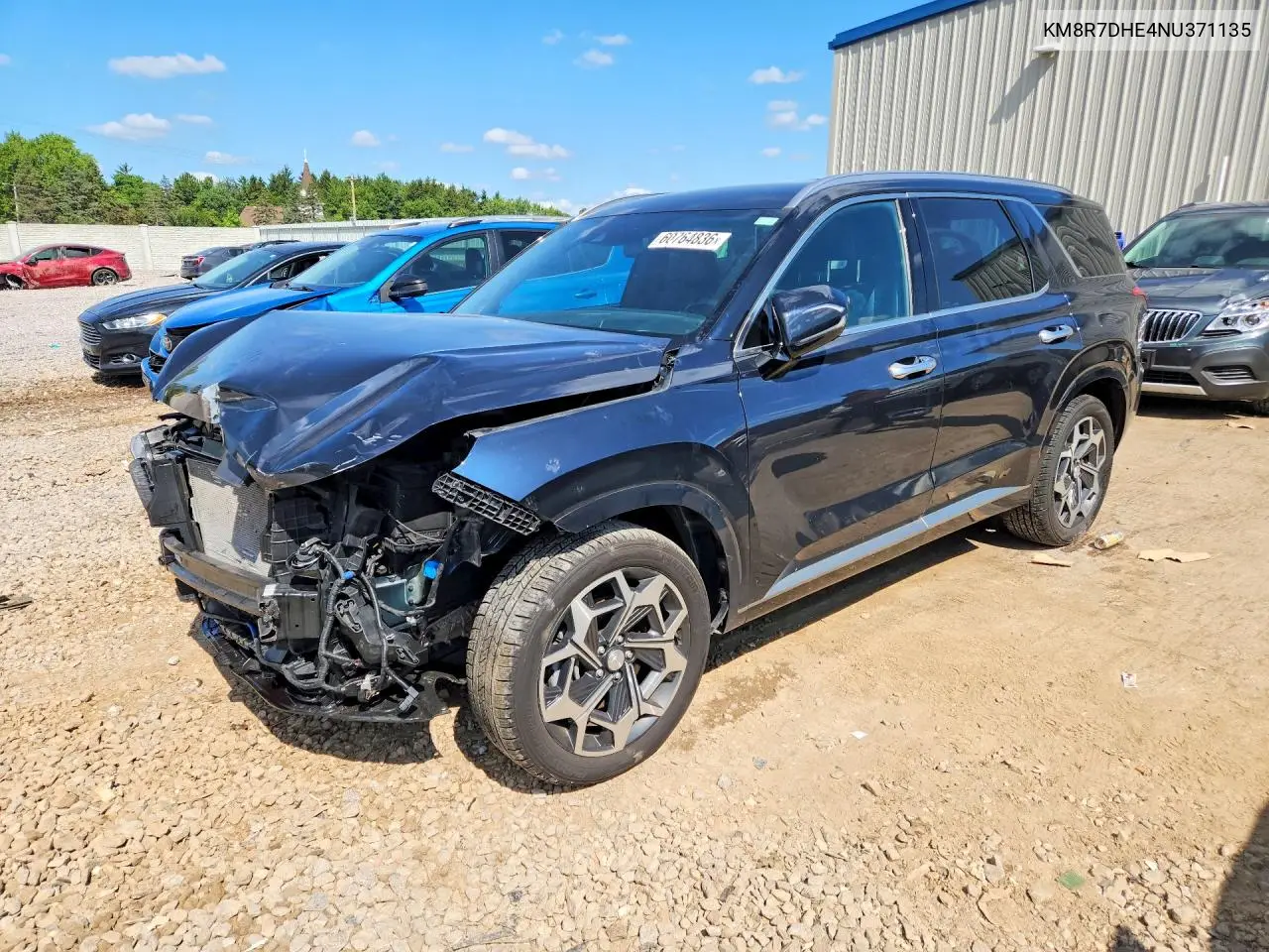 2022 Hyundai Palisade Calligraphy VIN: KM8R7DHE4NU371135 Lot: 60764836