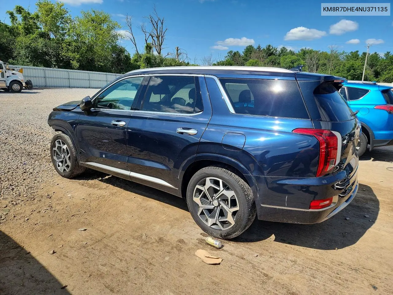 2022 Hyundai Palisade Calligraphy VIN: KM8R7DHE4NU371135 Lot: 60764836