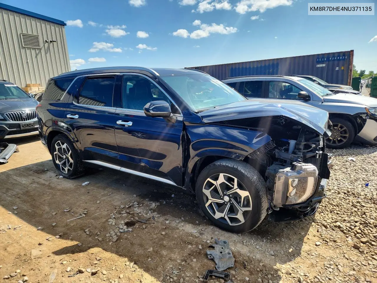 2022 Hyundai Palisade Calligraphy VIN: KM8R7DHE4NU371135 Lot: 60764836