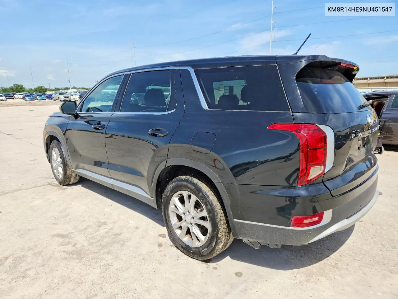 2022 Hyundai Palisade Se VIN: KM8R14HE9NU451547 Lot: 60776236