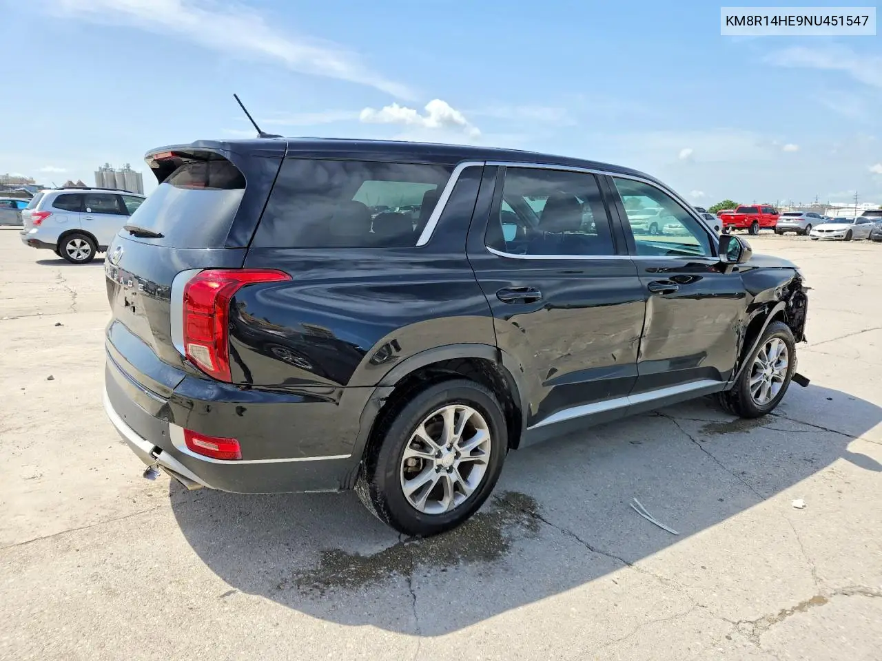 2022 Hyundai Palisade Se VIN: KM8R14HE9NU451547 Lot: 60776236