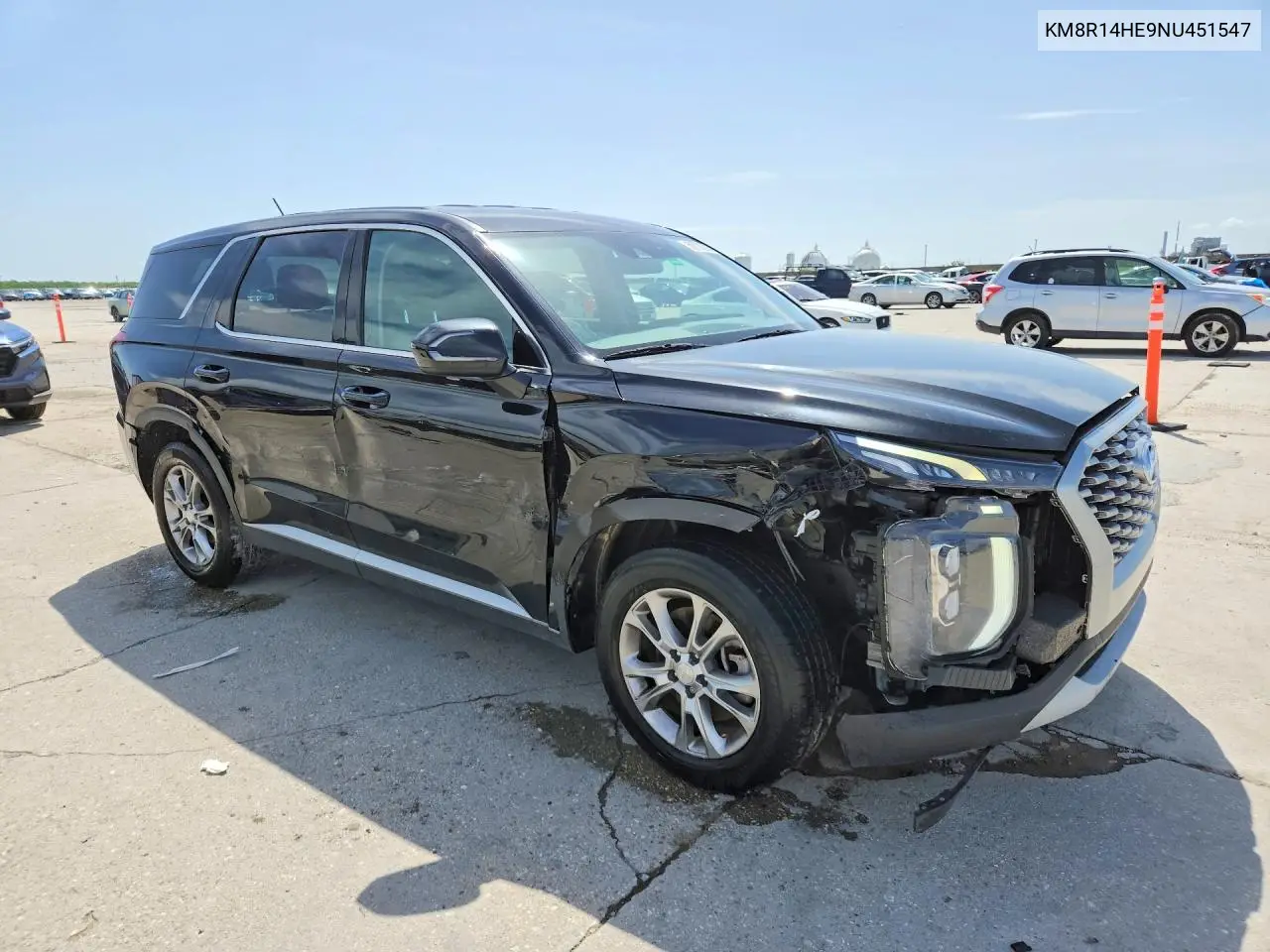 2022 Hyundai Palisade Se VIN: KM8R14HE9NU451547 Lot: 60776236