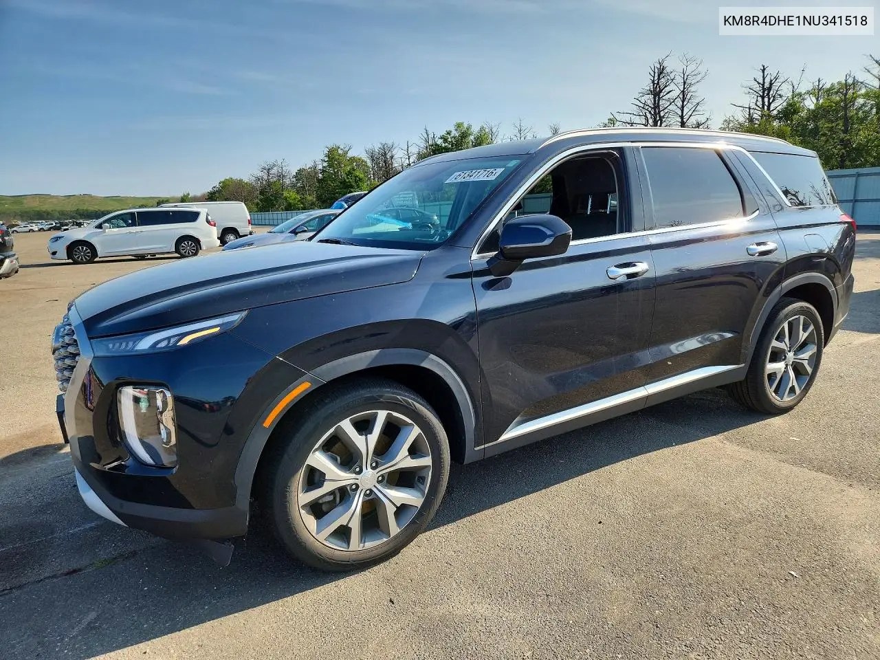 2022 Hyundai Palisade Sel VIN: KM8R4DHE1NU341518 Lot: 61341716