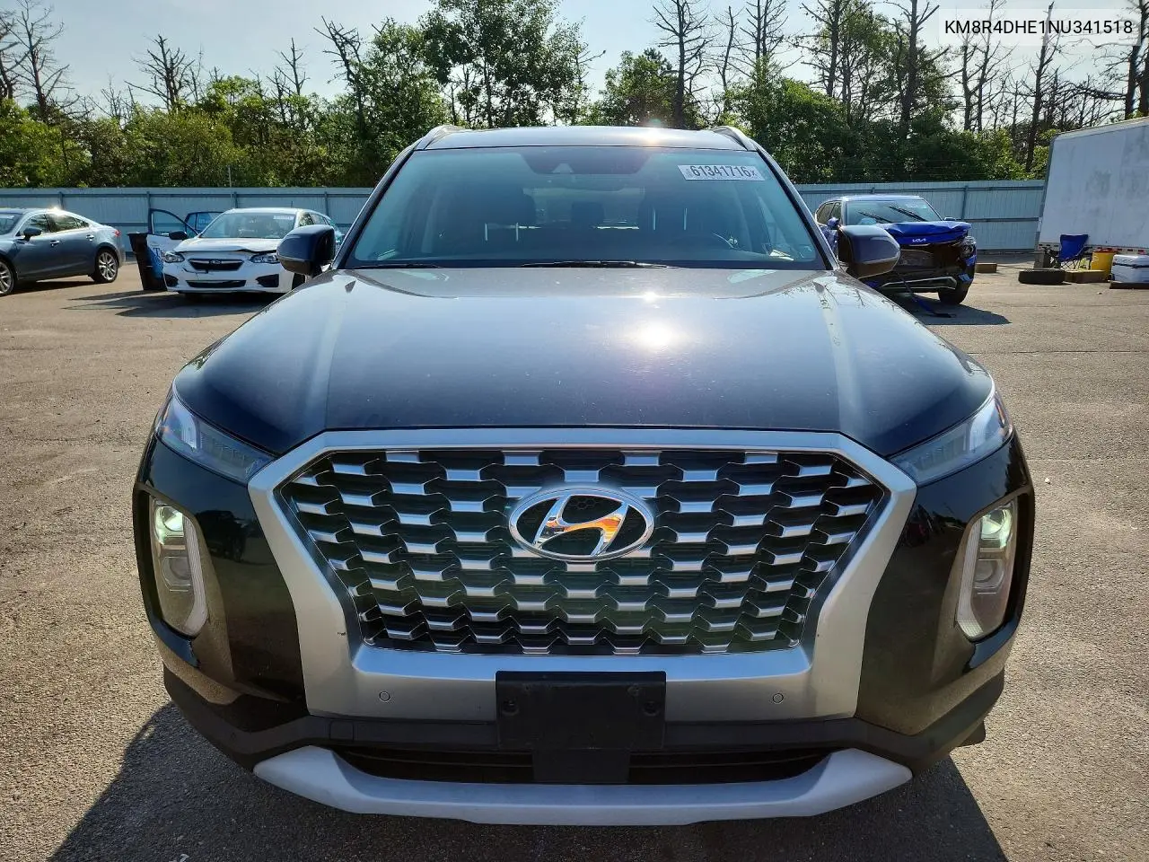 2022 Hyundai Palisade Sel VIN: KM8R4DHE1NU341518 Lot: 61341716