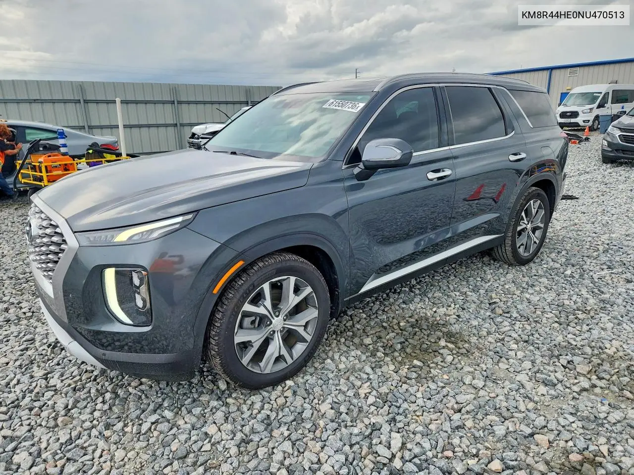 2022 Hyundai Palisade Sel VIN: KM8R44HE0NU470513 Lot: 61550736