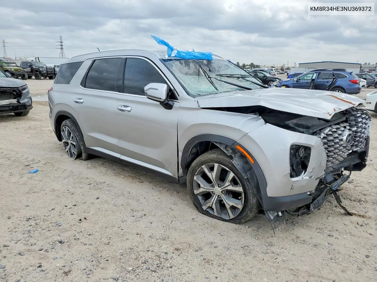 KM8R34HE3NU369372 2022 Hyundai Palisade Sel
