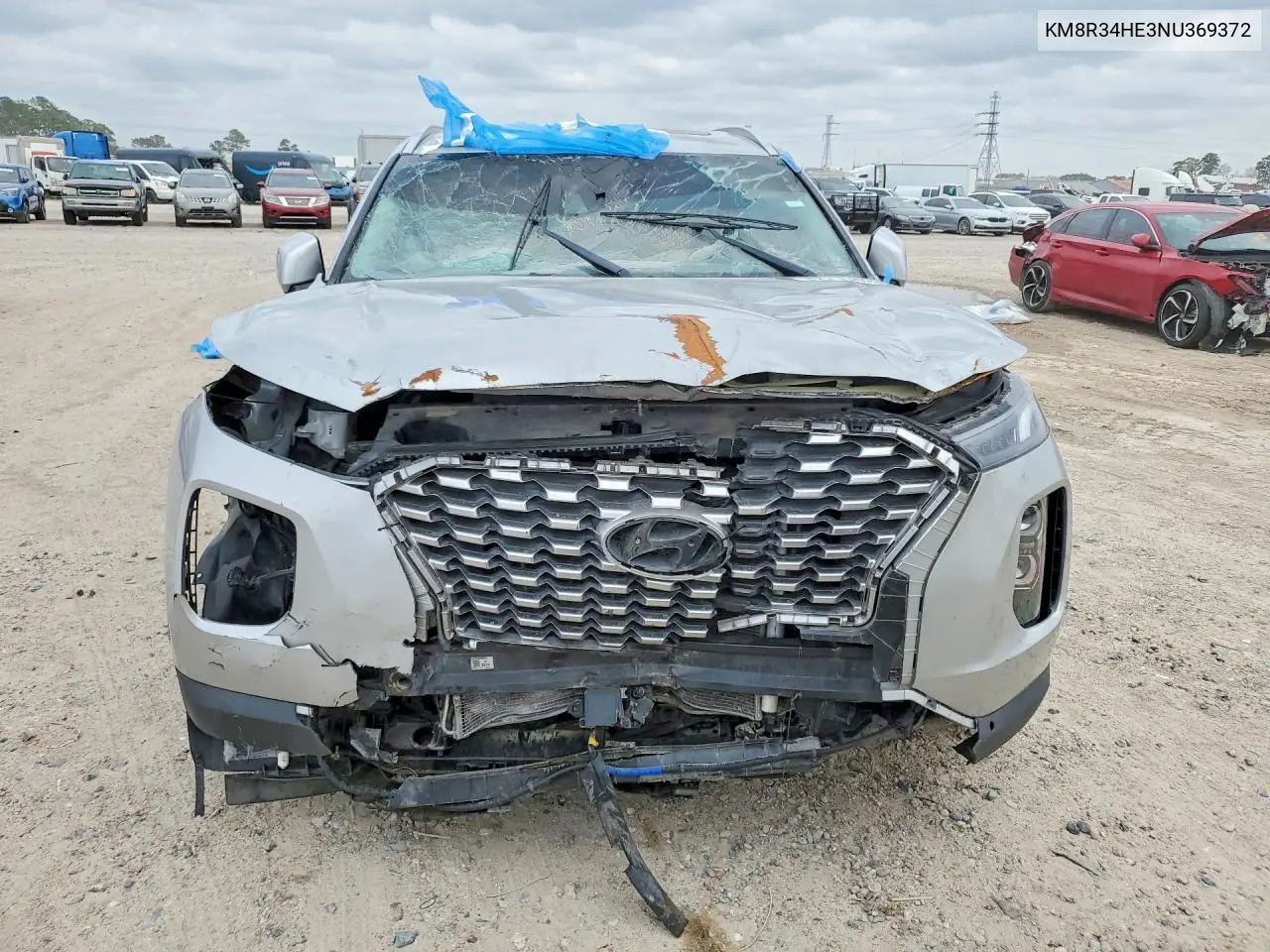 KM8R34HE3NU369372 2022 Hyundai Palisade Sel