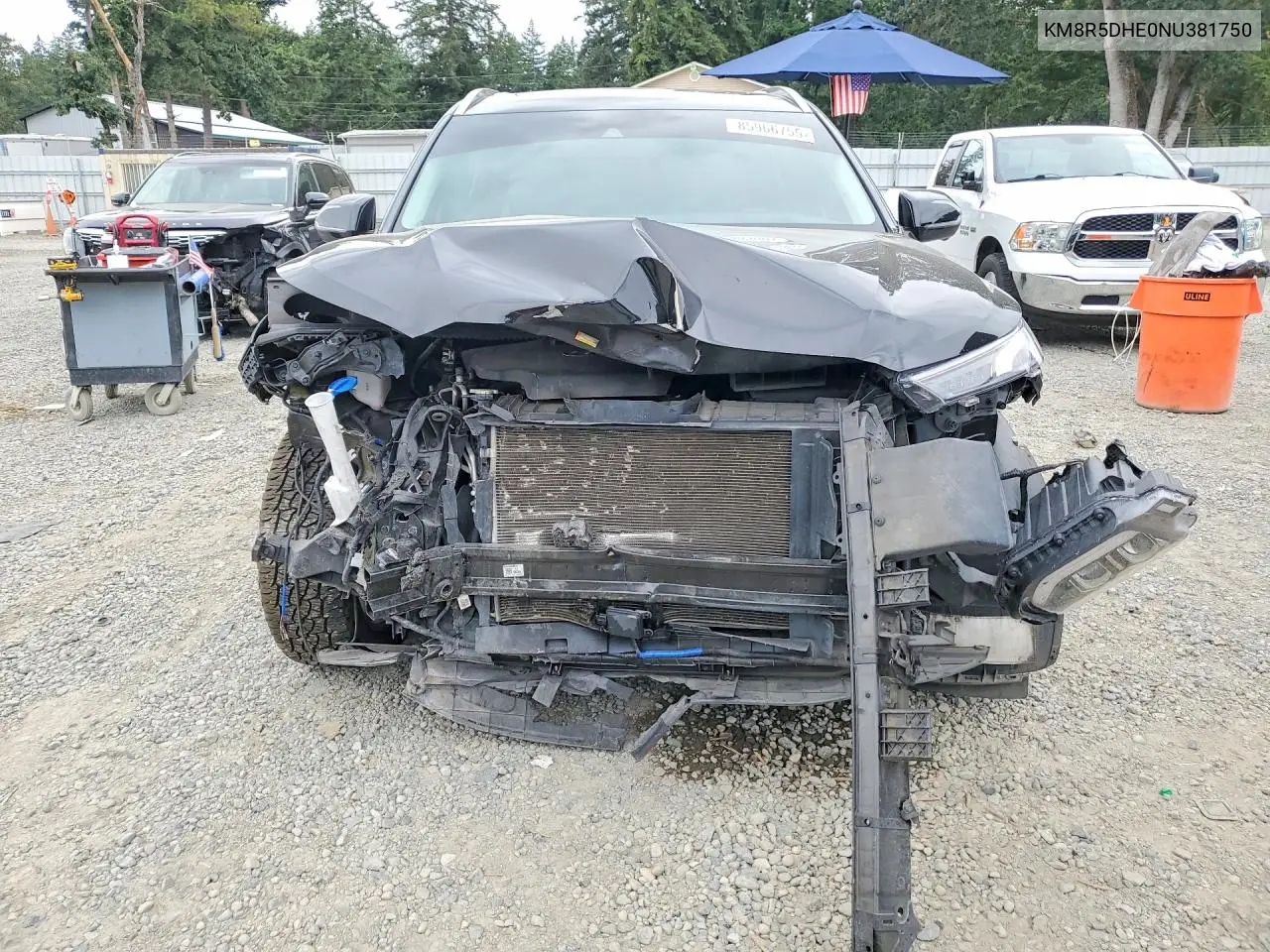 2022 Hyundai Palisade Limited VIN: KM8R5DHE0NU381750 Lot: 85966755