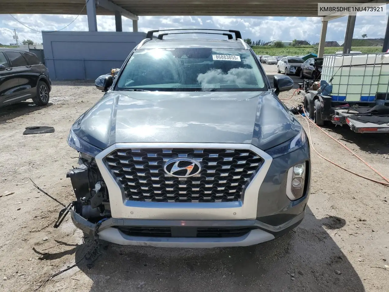 KM8R5DHE1NU473921 2022 Hyundai Palisade Limited