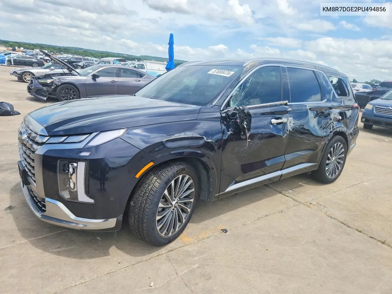 2023 Hyundai Palisade Calligraphy VIN: KM8R7DGE2PU494856 Lot: 57008476