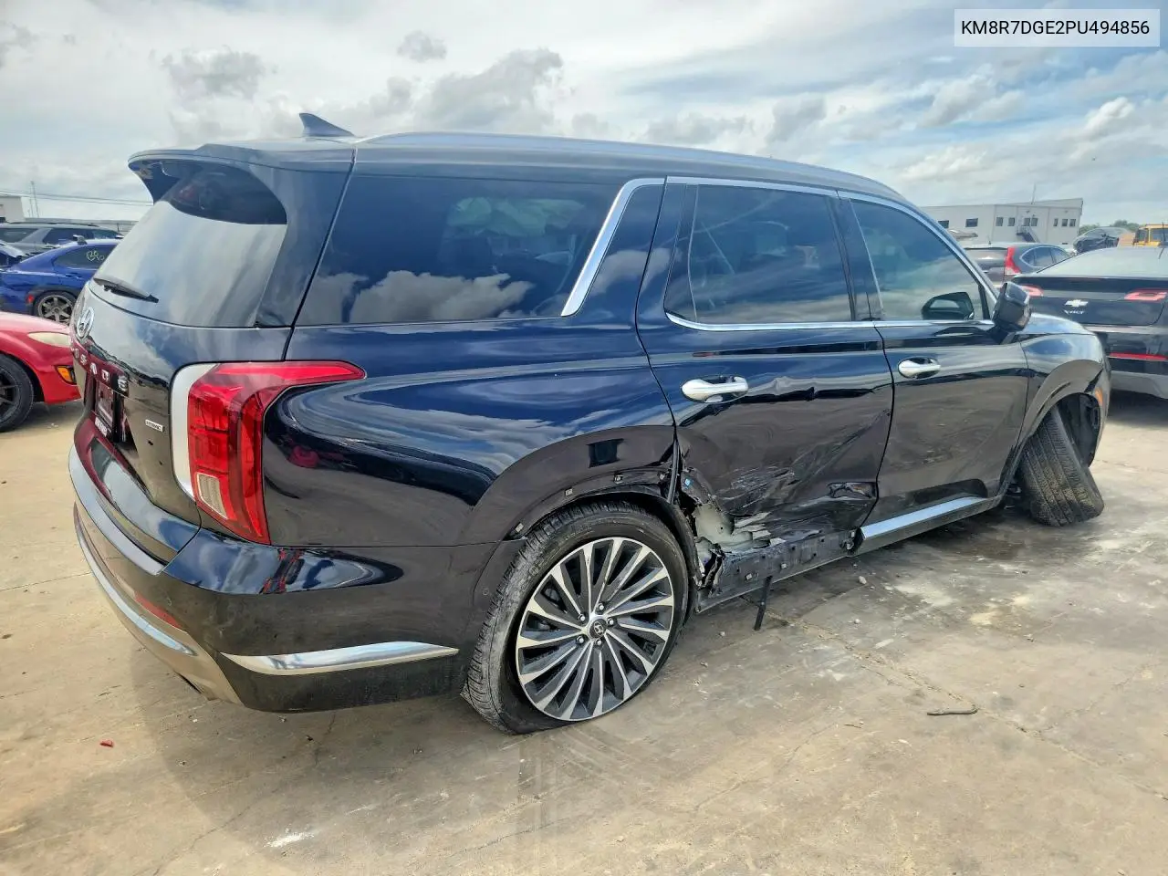 2023 Hyundai Palisade Calligraphy VIN: KM8R7DGE2PU494856 Lot: 57008476