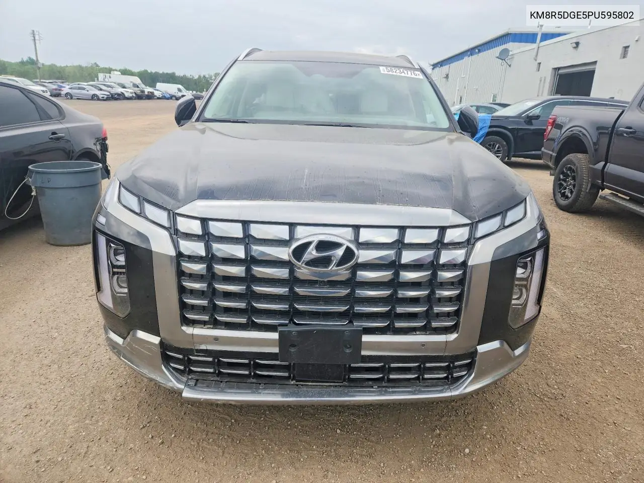2023 Hyundai Palisade Limited VIN: KM8R5DGE5PU595802 Lot: 58234776