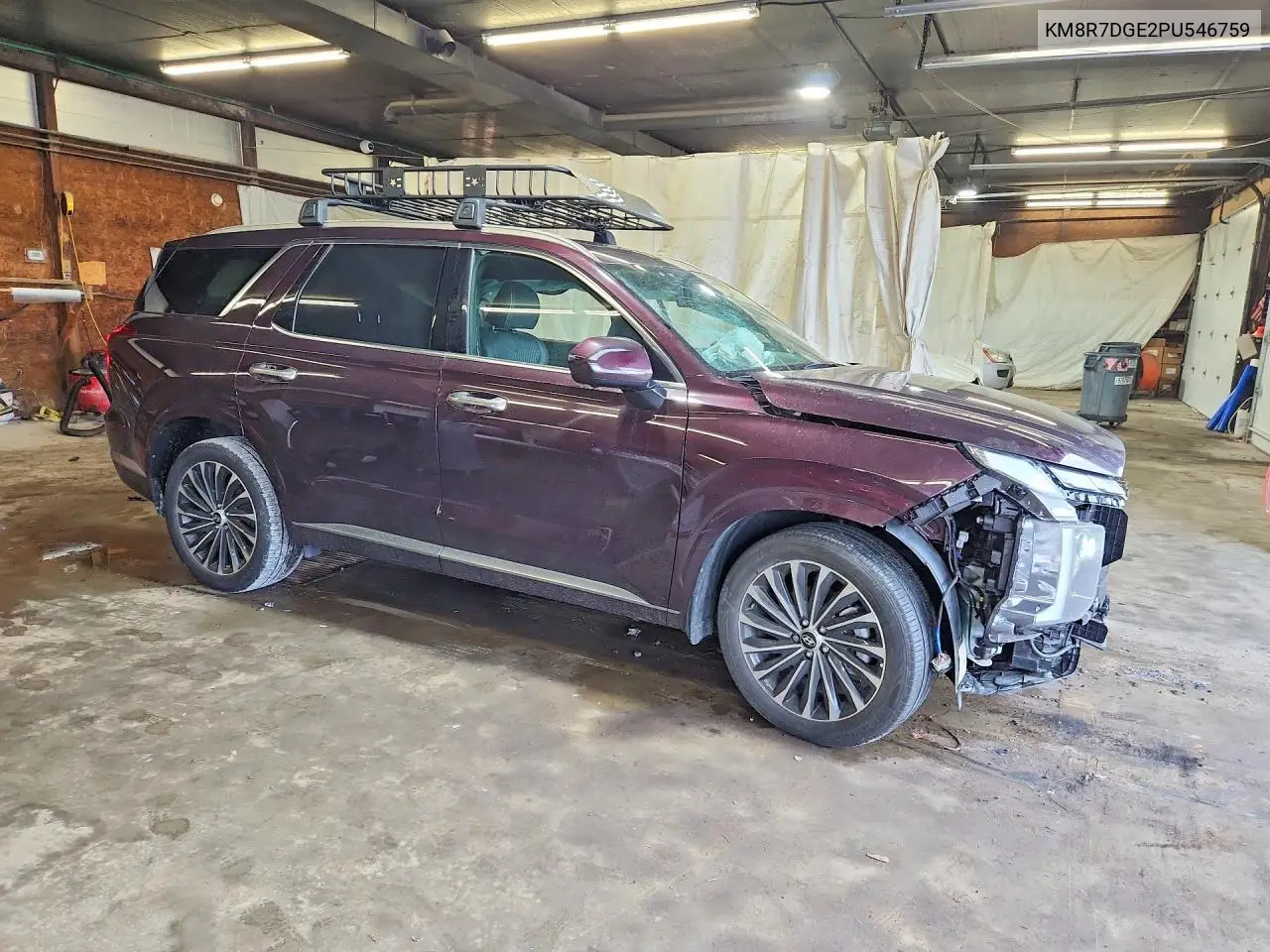 2023 Hyundai Palisade Calligraphy VIN: KM8R7DGE2PU546759 Lot: 59828476