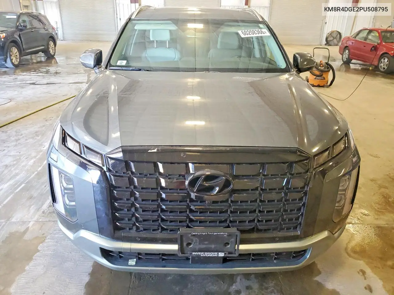 2023 Hyundai Palisade Sel Premium VIN: KM8R4DGE2PU508795 Lot: 60208366