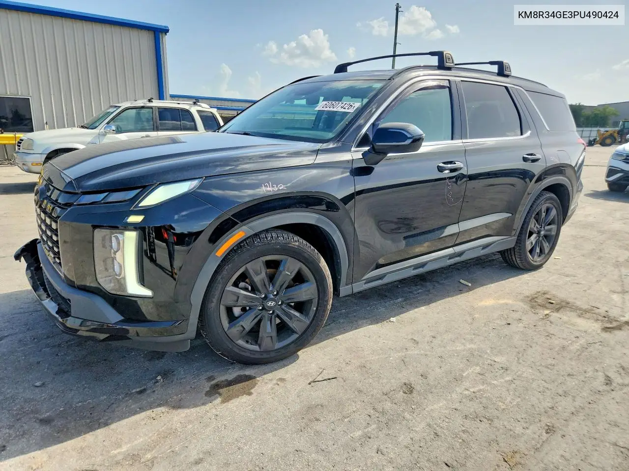 2023 Hyundai Palisade Xrt VIN: KM8R34GE3PU490424 Lot: 60607426
