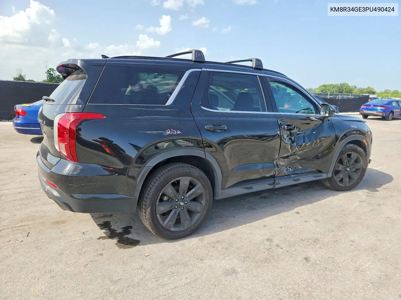 2023 Hyundai Palisade Xrt VIN: KM8R34GE3PU490424 Lot: 60607426
