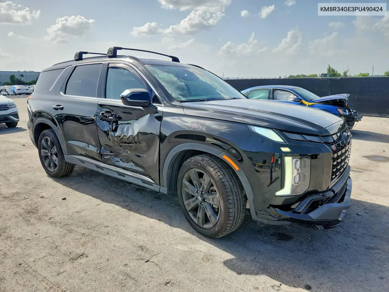 2023 Hyundai Palisade Xrt VIN: KM8R34GE3PU490424 Lot: 60607426