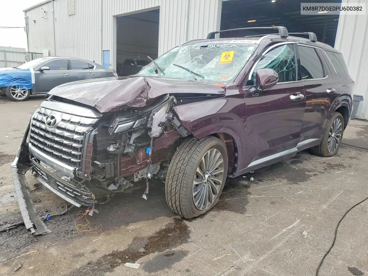 2023 Hyundai Palisade Calligraphy VIN: KM8R7DGE0PU600382 Lot: 60744786