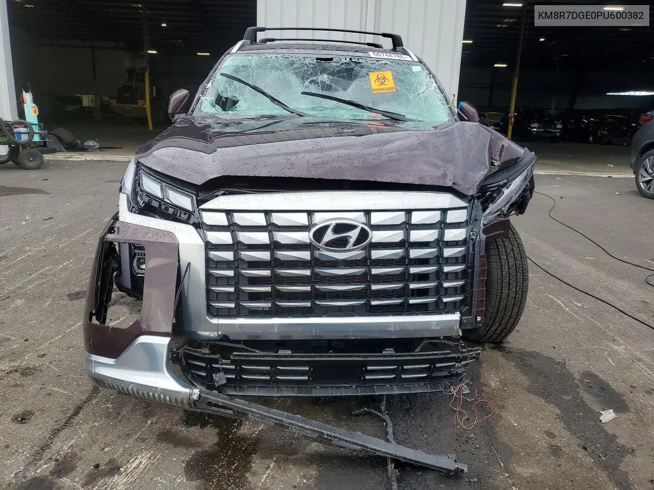 2023 Hyundai Palisade Calligraphy VIN: KM8R7DGE0PU600382 Lot: 60744786