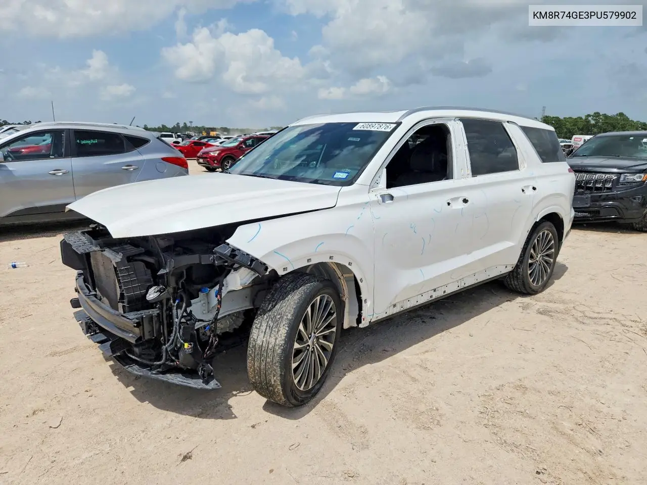 2023 Hyundai Palisade Calligraphy VIN: KM8R74GE3PU579902 Lot: 60897876