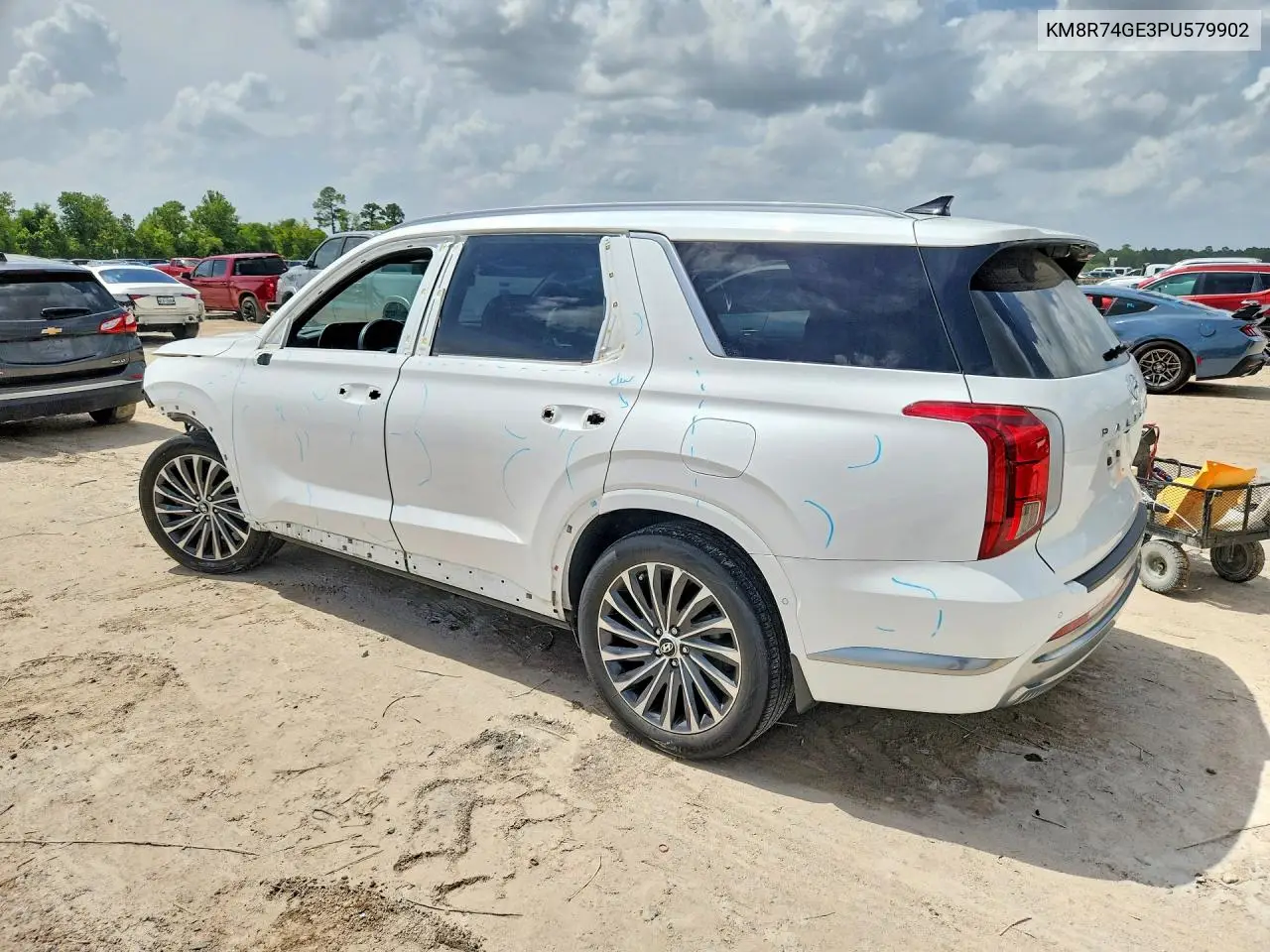 2023 Hyundai Palisade Calligraphy VIN: KM8R74GE3PU579902 Lot: 60897876