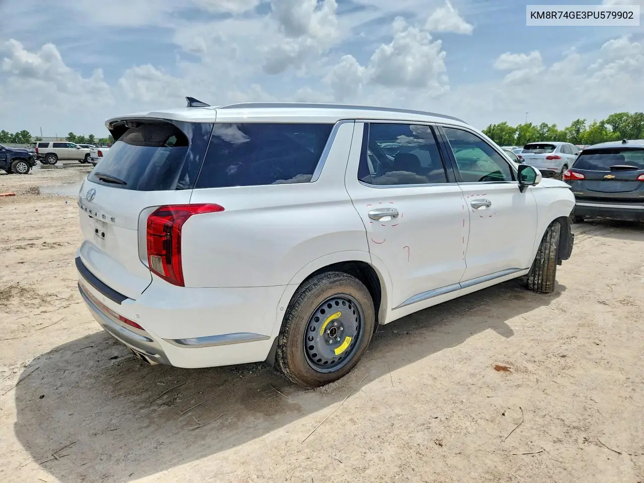 2023 Hyundai Palisade Calligraphy VIN: KM8R74GE3PU579902 Lot: 60897876