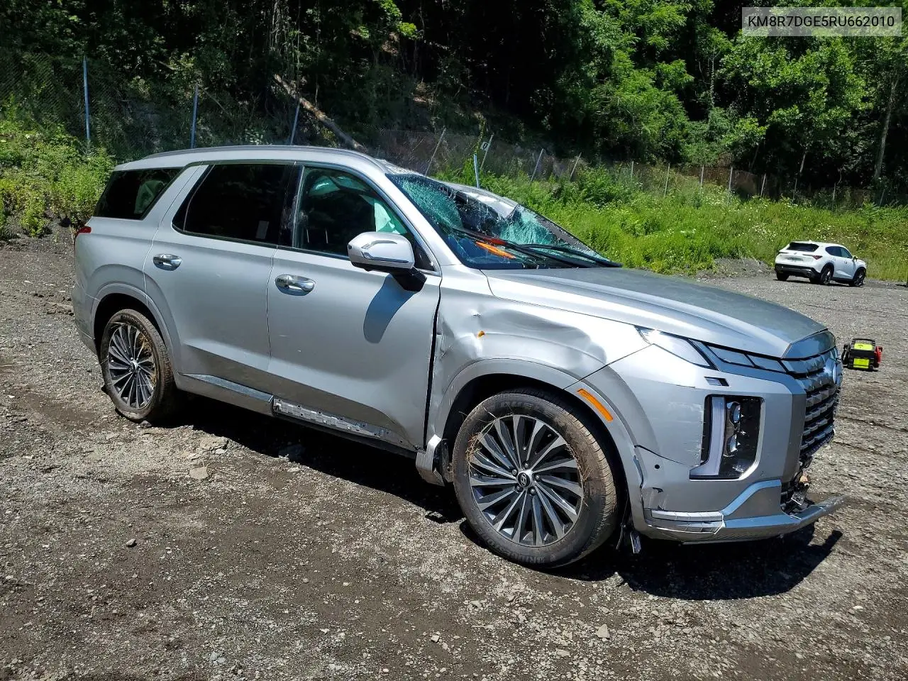2024 Hyundai Palisade Calligraphy VIN: KM8R7DGE5RU662010 Lot: 58310596