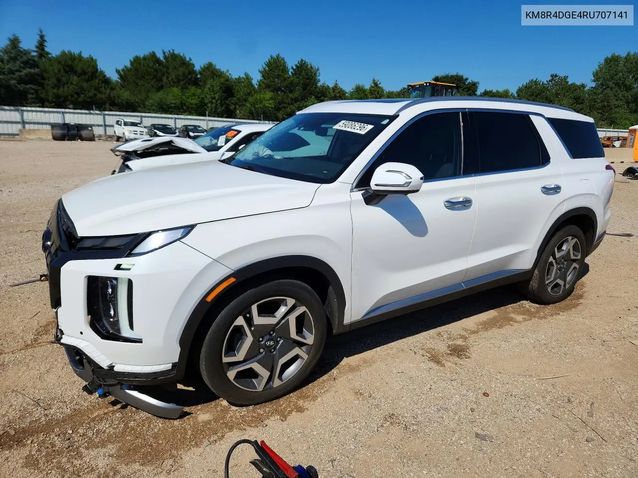 2024 Hyundai Palisade Sel Premium VIN: KM8R4DGE4RU707141 Lot: 59086296