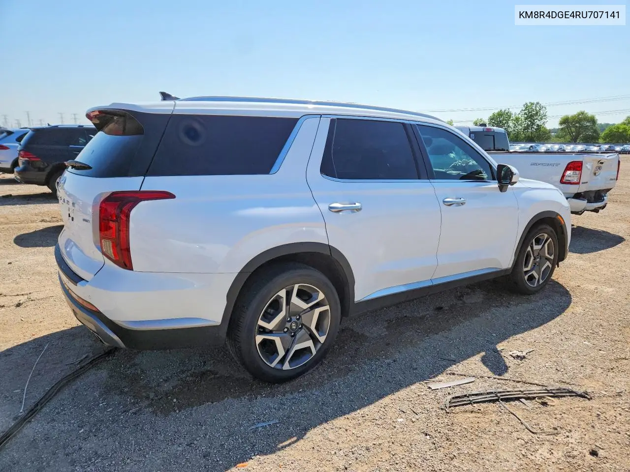 2024 Hyundai Palisade Sel Premium VIN: KM8R4DGE4RU707141 Lot: 59086296