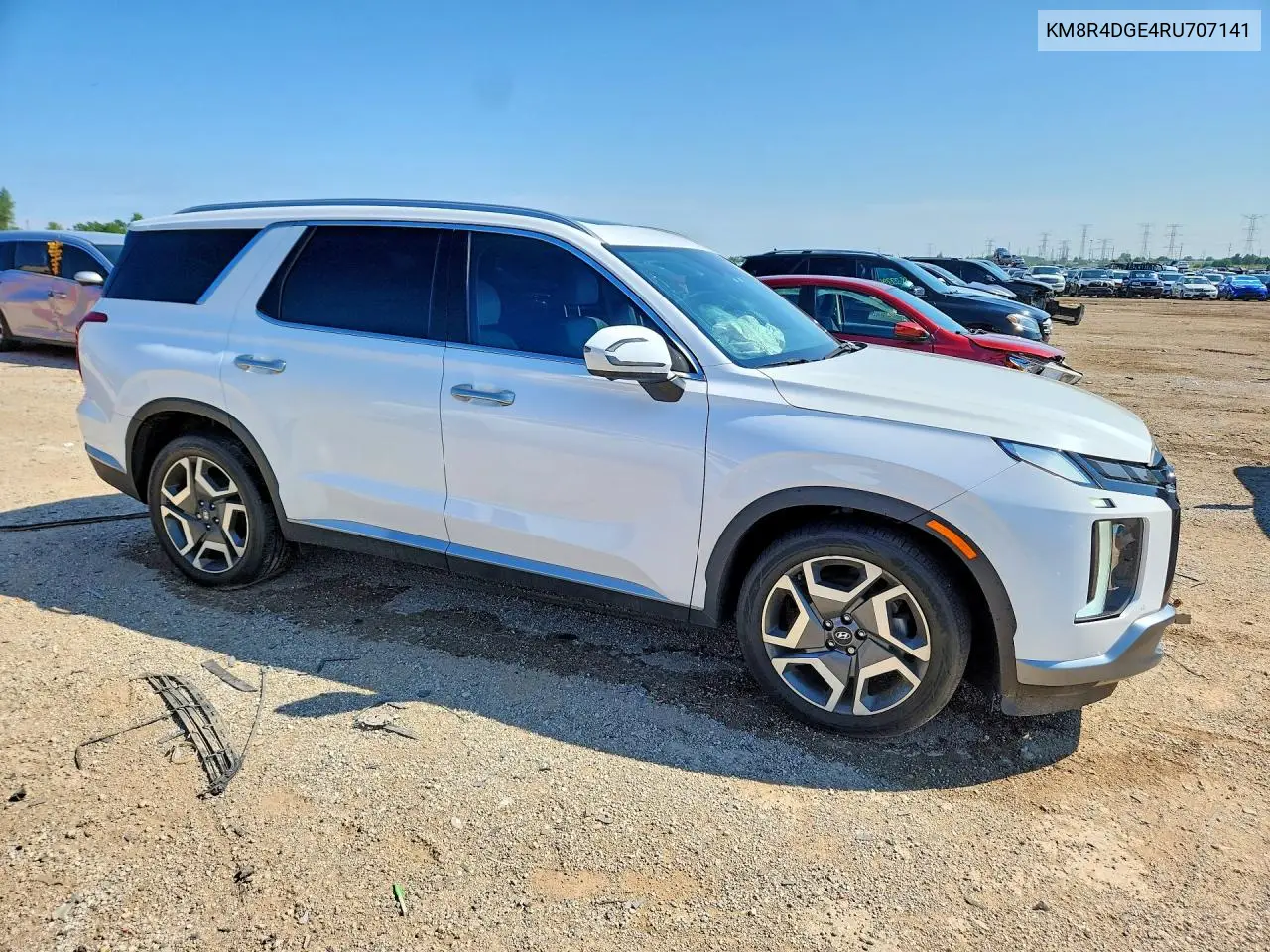 2024 Hyundai Palisade Sel Premium VIN: KM8R4DGE4RU707141 Lot: 59086296
