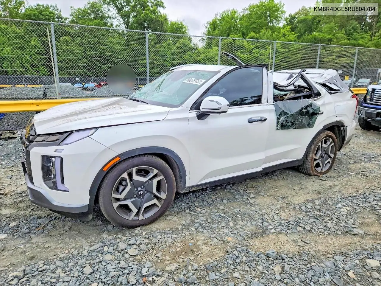2024 Hyundai Palisade Sel Premium VIN: KM8R4DGE5RU804784 Lot: 60278766
