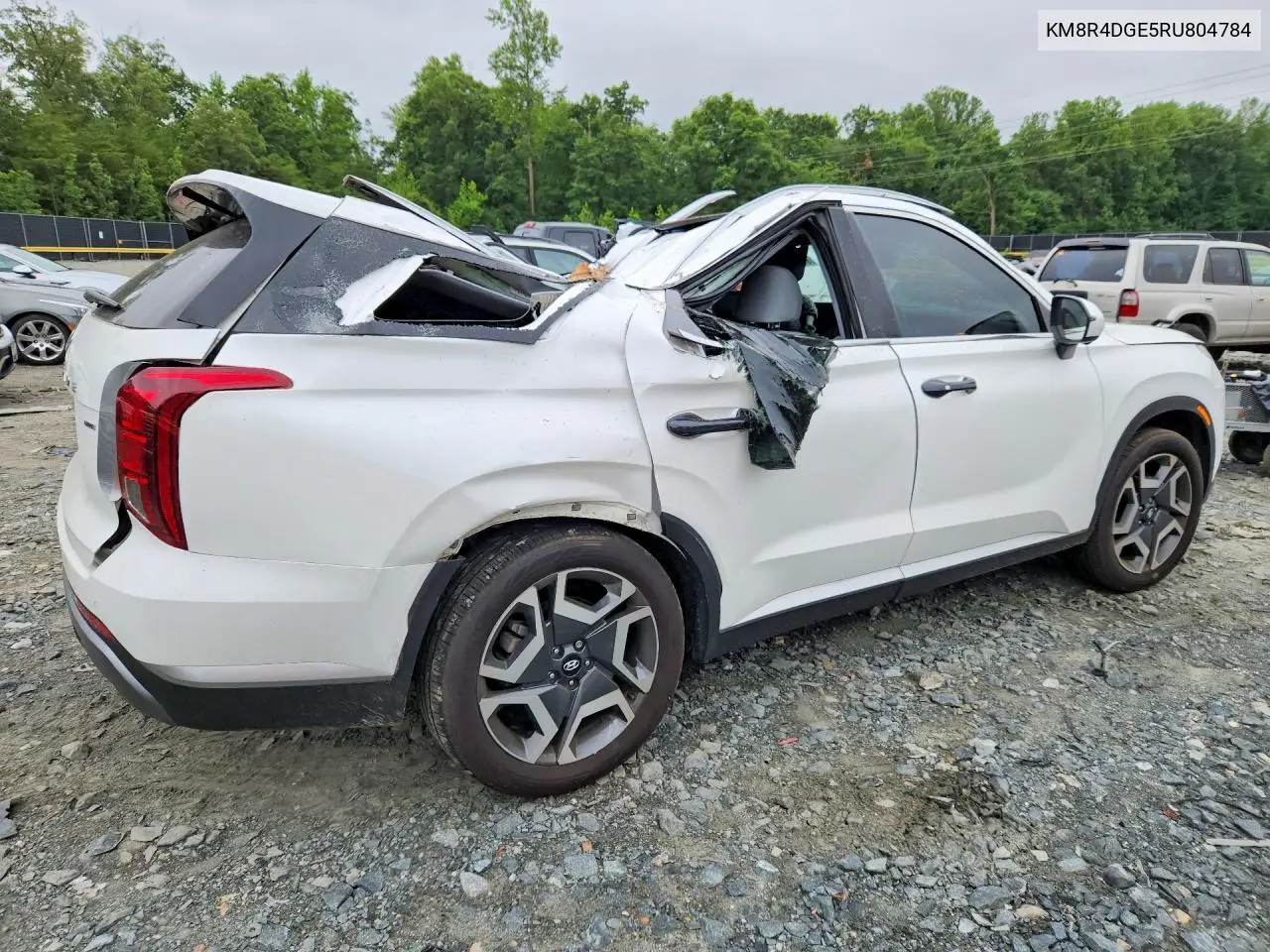 2024 Hyundai Palisade Sel Premium VIN: KM8R4DGE5RU804784 Lot: 60278766