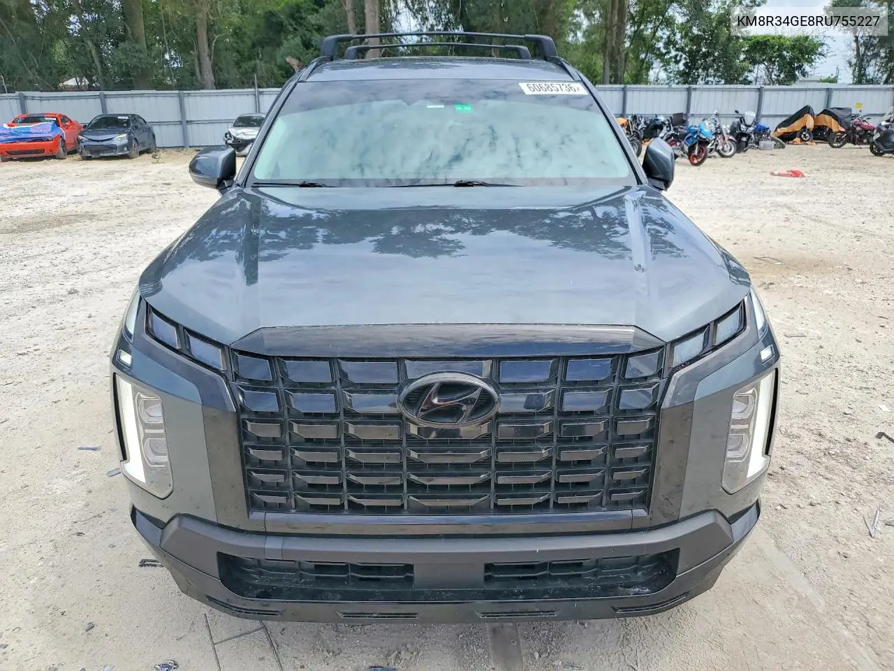 2024 Hyundai Palisade Xrt VIN: KM8R34GE8RU755227 Lot: 60685736