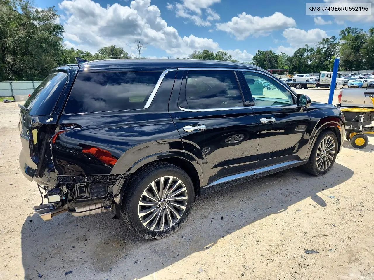 2024 Hyundai Palisade Calligraphy VIN: KM8R74GE6RU652196 Lot: 60825246