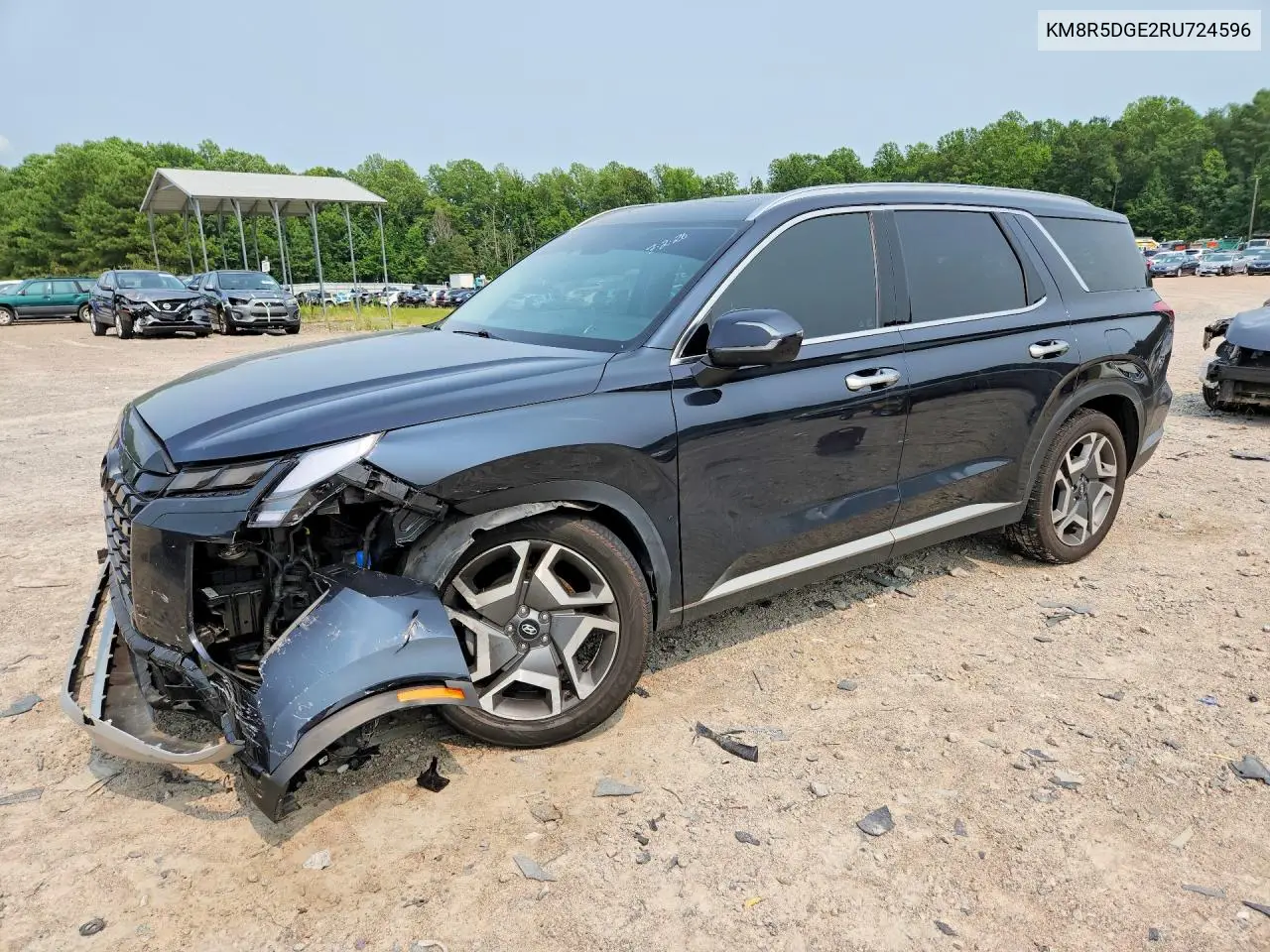 2024 Hyundai Palisade Limited VIN: KM8R5DGE2RU724596 Lot: 61030586