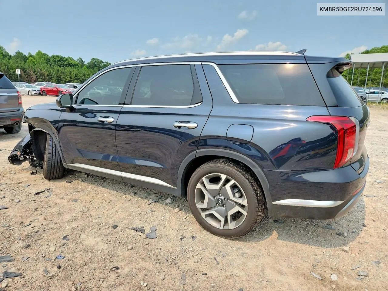 2024 Hyundai Palisade Limited VIN: KM8R5DGE2RU724596 Lot: 61030586