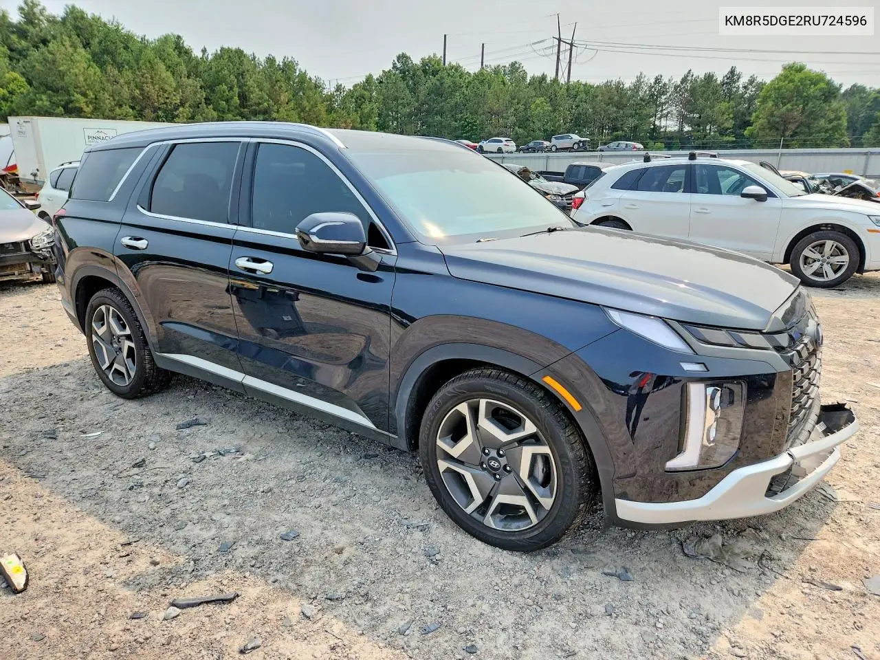 2024 Hyundai Palisade Limited VIN: KM8R5DGE2RU724596 Lot: 61030586