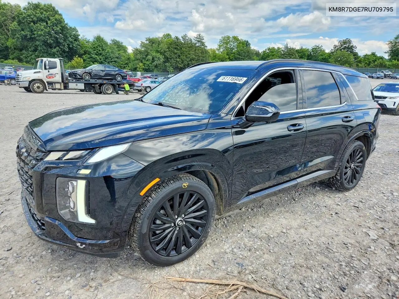 2024 Hyundai Palisade Calligraphy Night Edition VIN: KM8R7DGE7RU709795 Lot: 61116966