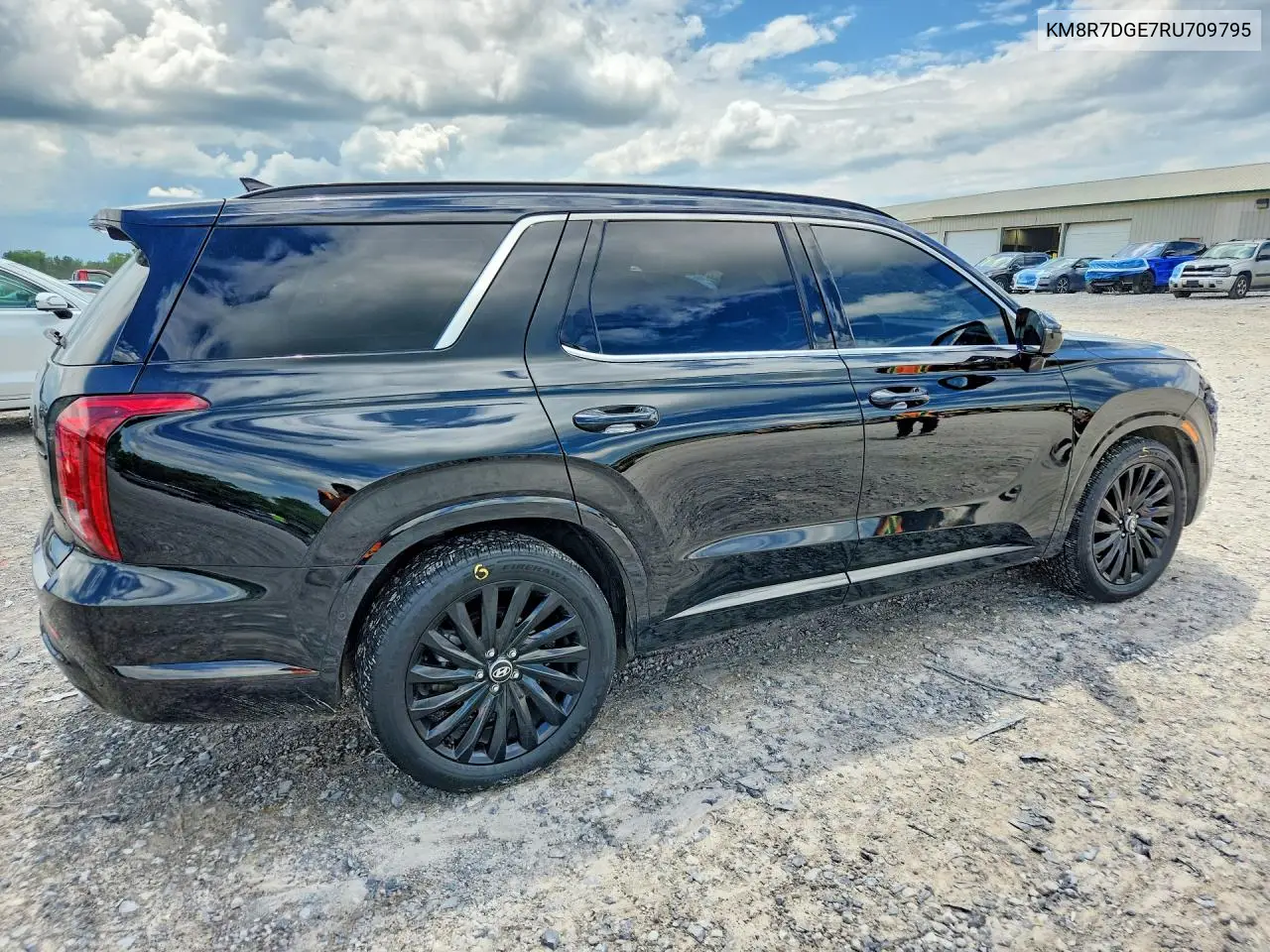 2024 Hyundai Palisade Calligraphy Night Edition VIN: KM8R7DGE7RU709795 Lot: 61116966
