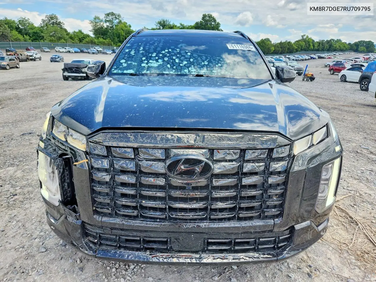 2024 Hyundai Palisade Calligraphy Night Edition VIN: KM8R7DGE7RU709795 Lot: 61116966