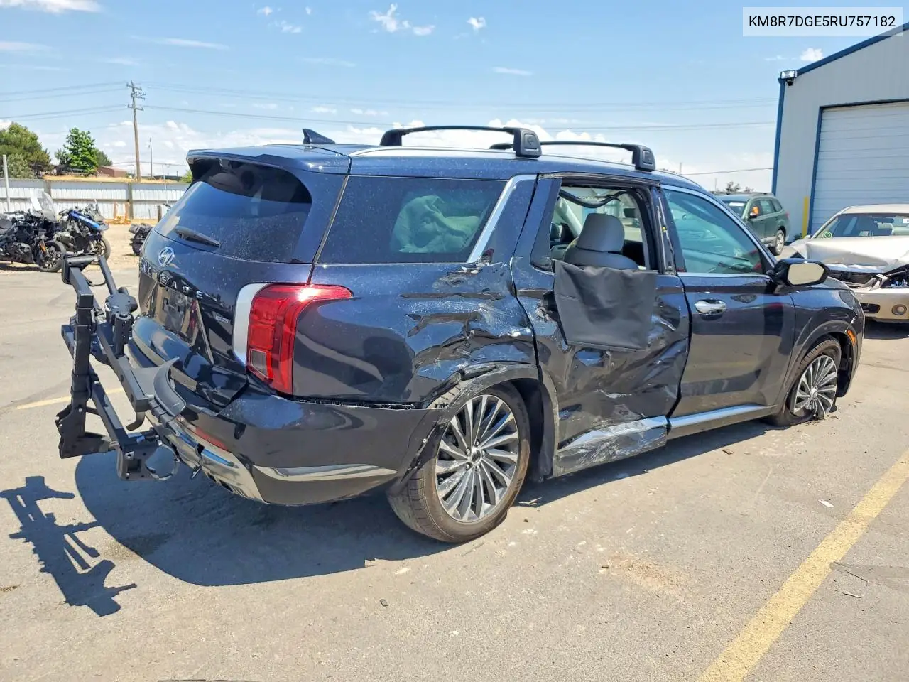 2024 Hyundai Palisade Calligraphy VIN: KM8R7DGE5RU757182 Lot: 61749906