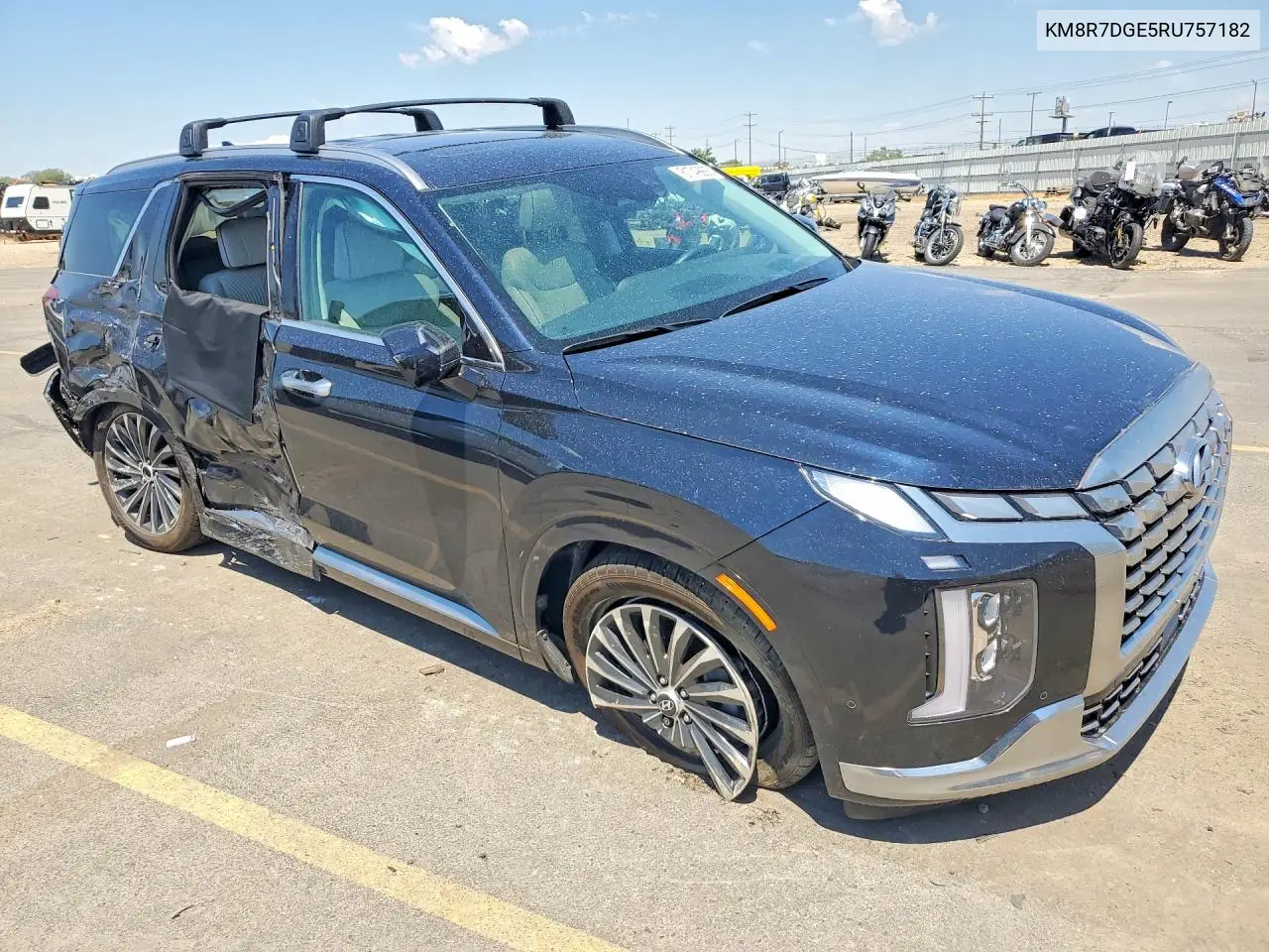 2024 Hyundai Palisade Calligraphy VIN: KM8R7DGE5RU757182 Lot: 61749906