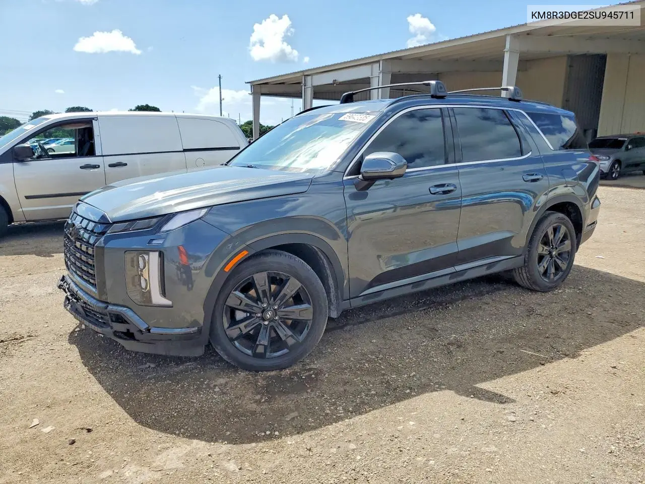 2025 Hyundai Palisade Xrt VIN: KM8R3DGE2SU945711 Lot: 59643586